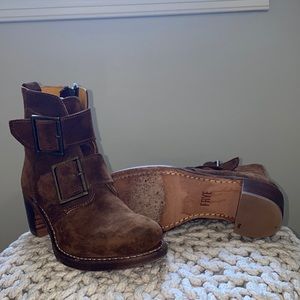 FRYE booties. Worn only once. Size 6.5
